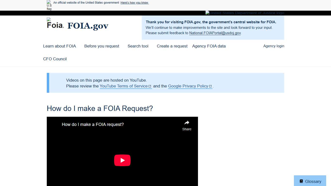 FOIA.gov - Freedom of Information Act: How to Make a FOIA Request